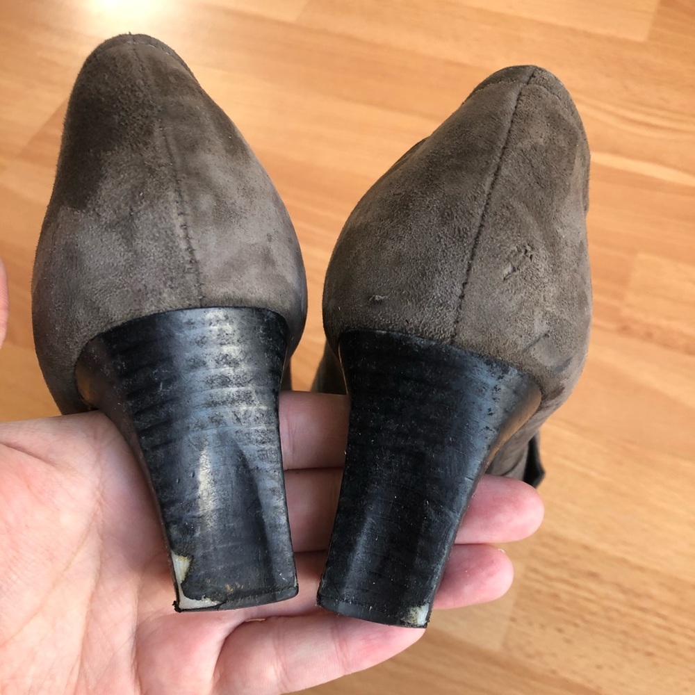 •LIZ CLAIBORNE• flex zone suede bootie/ankle slip-on - Picture 4 of 7